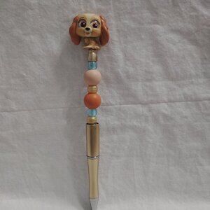 Disney Doorable- Lady- Handmade Beaded Pen Lady and the Tramp
